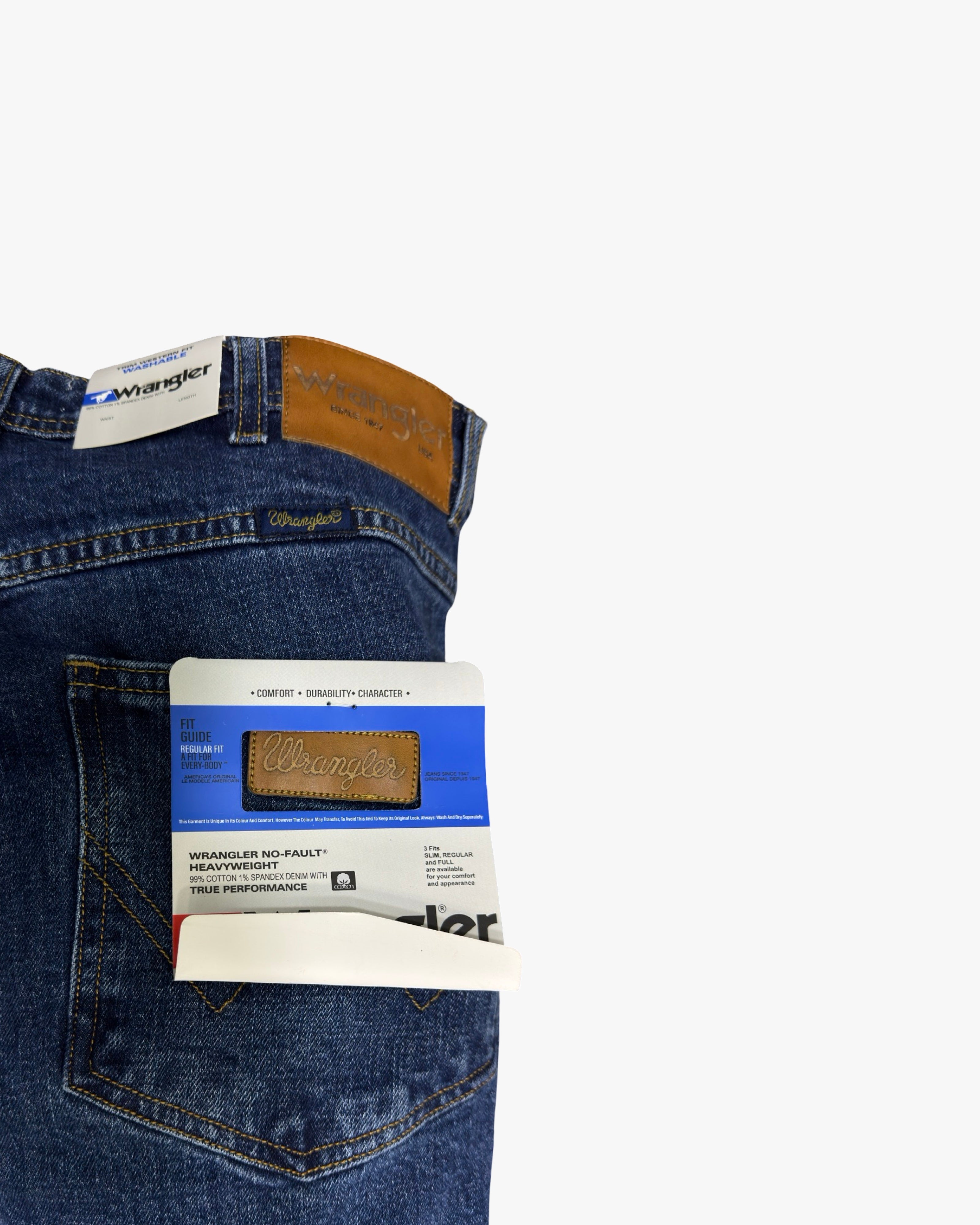 wrangler trim western fit stonewash