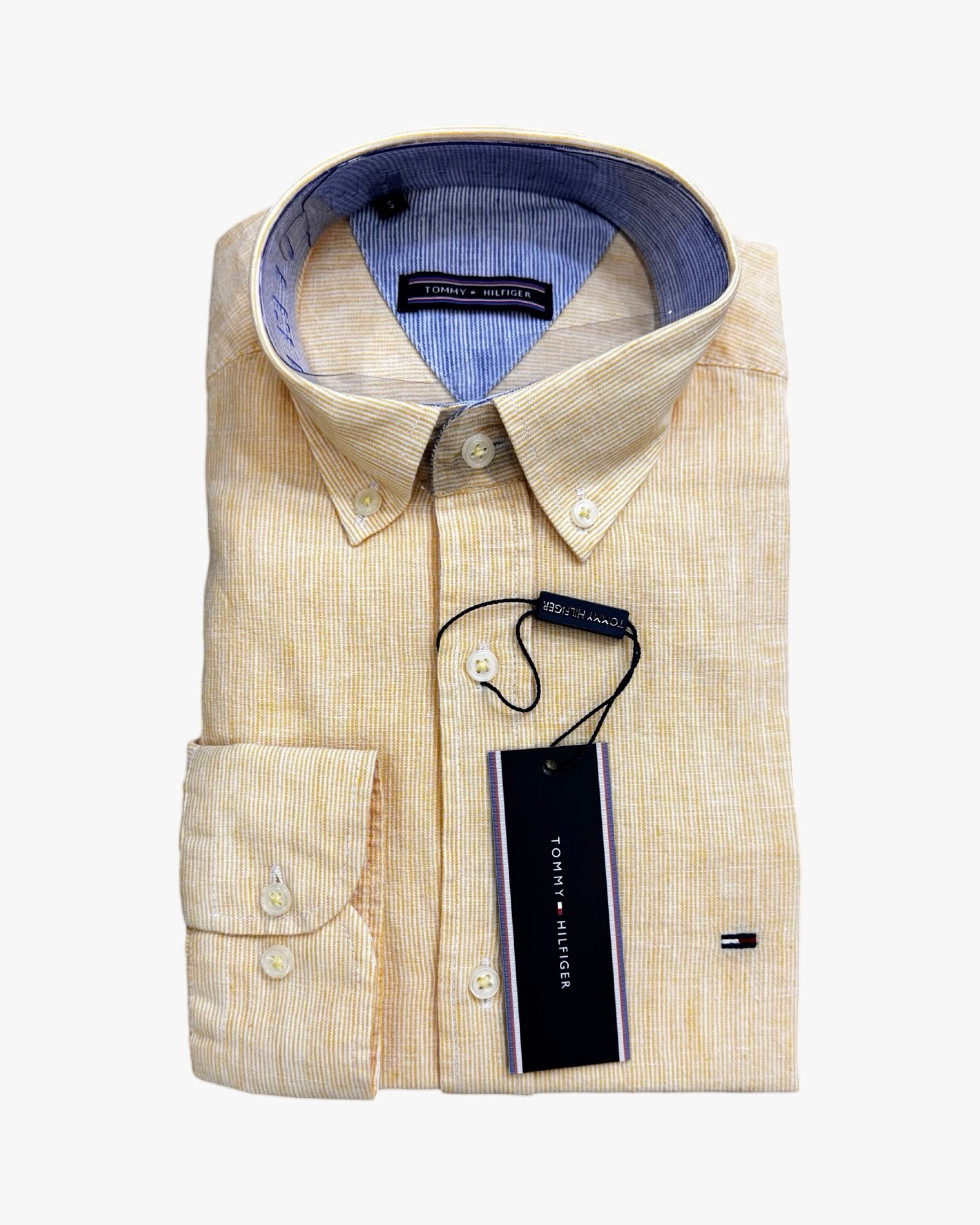 TOMMY HILFIGER striped linen