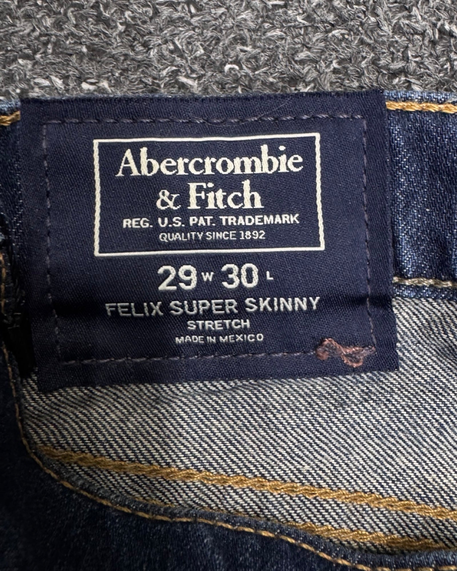 ABERCROMBIE&FITCH Skinny w31l30