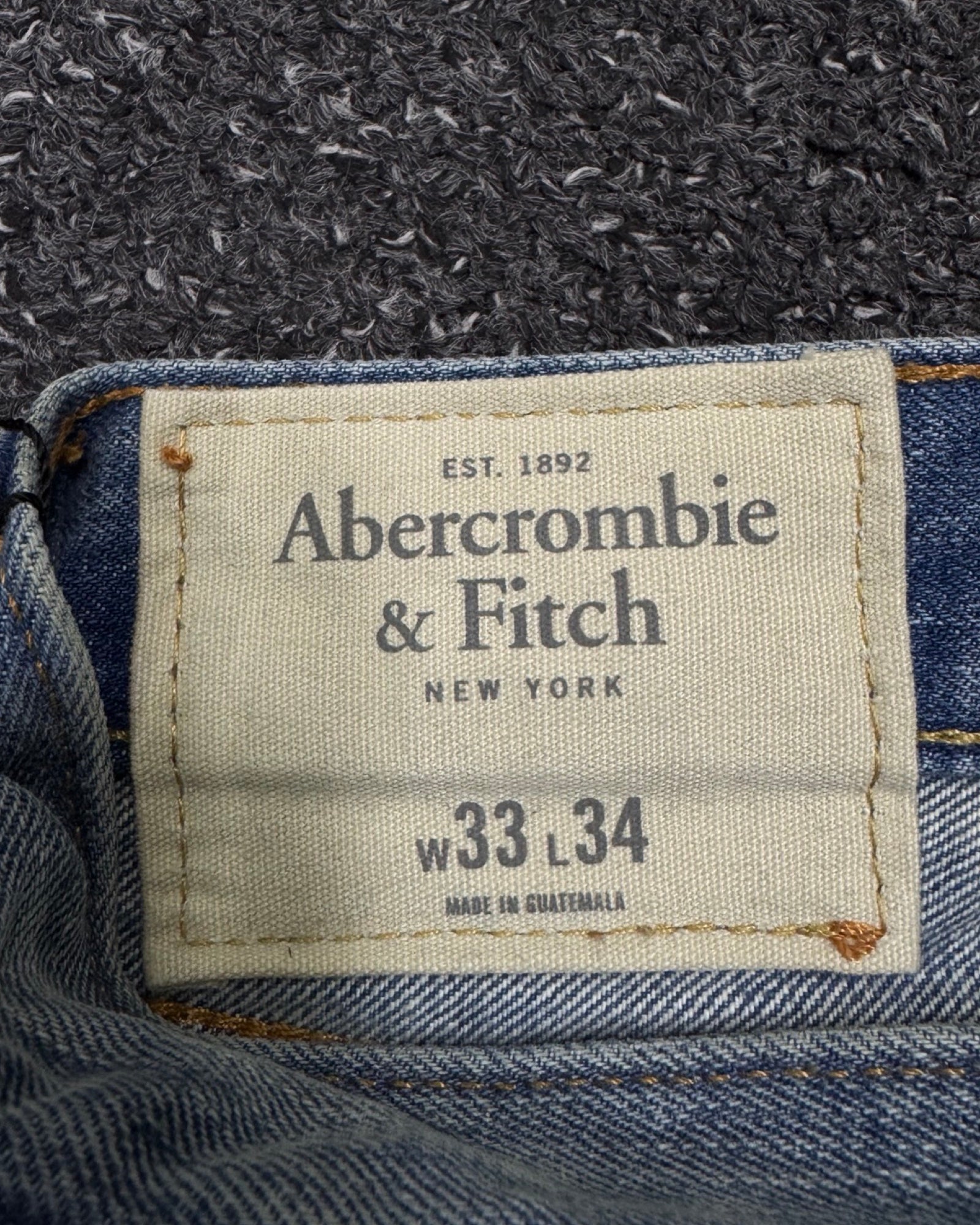ABERCROMBIE&FITCH REGULAR W33L34