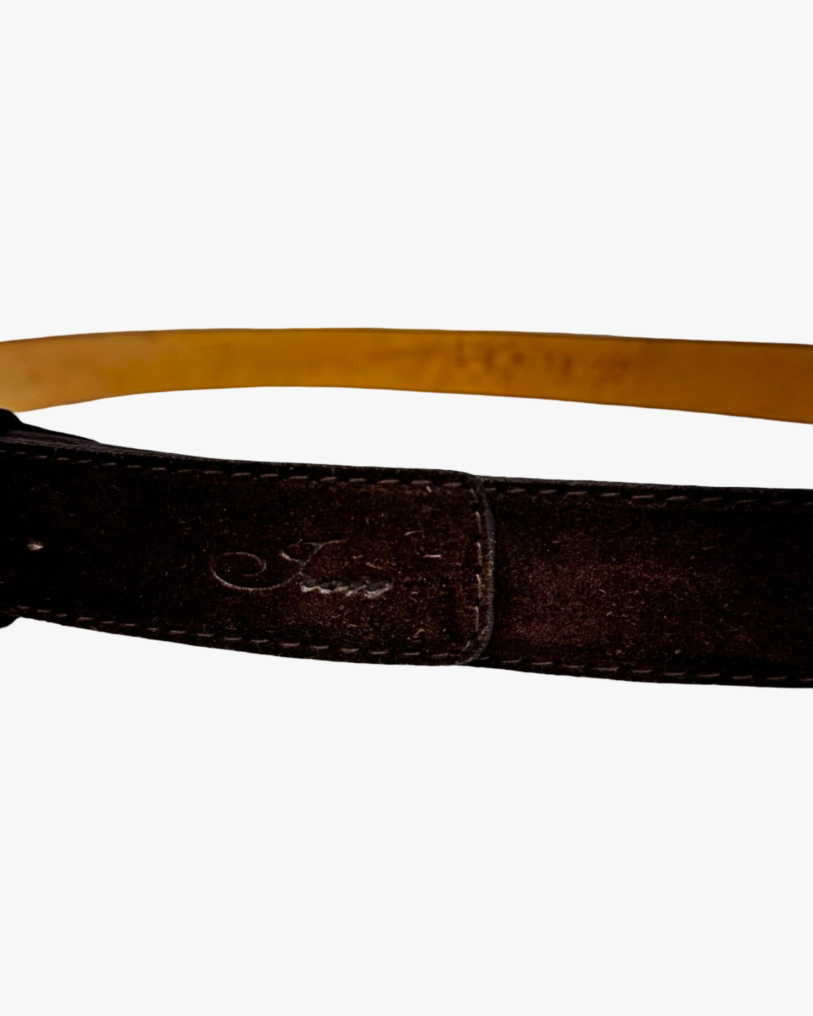 flair by passo sued leather cigar brown 33mm