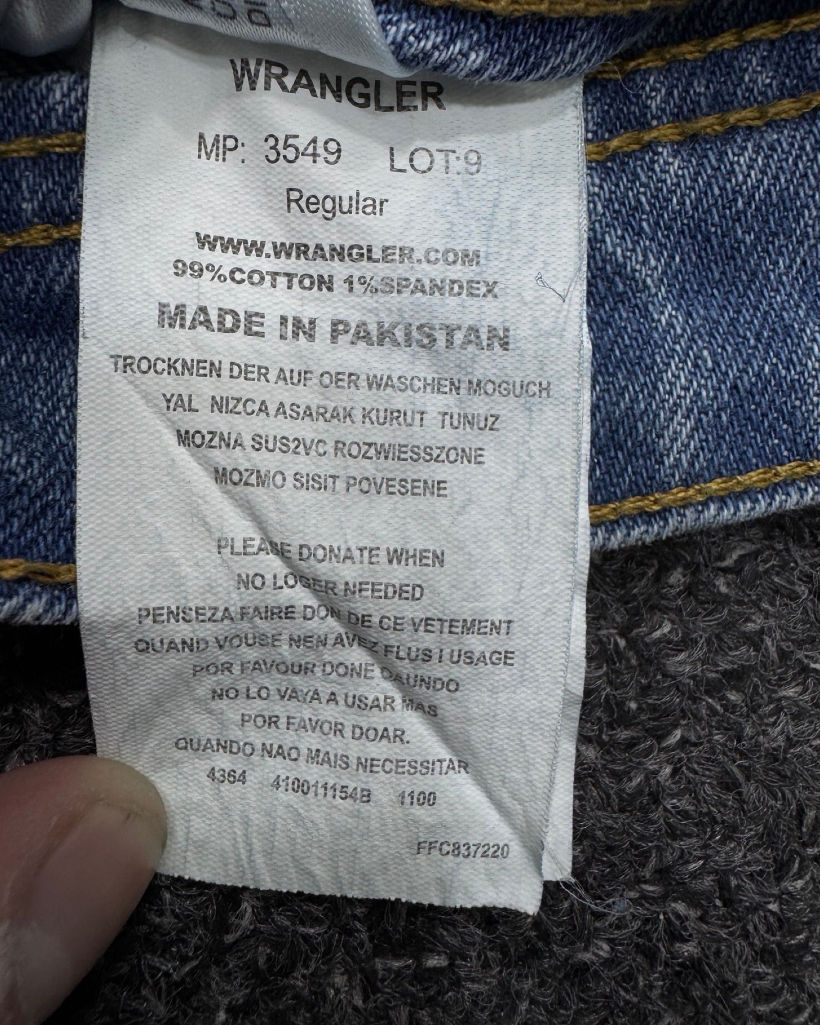 wrangler regular w32l32