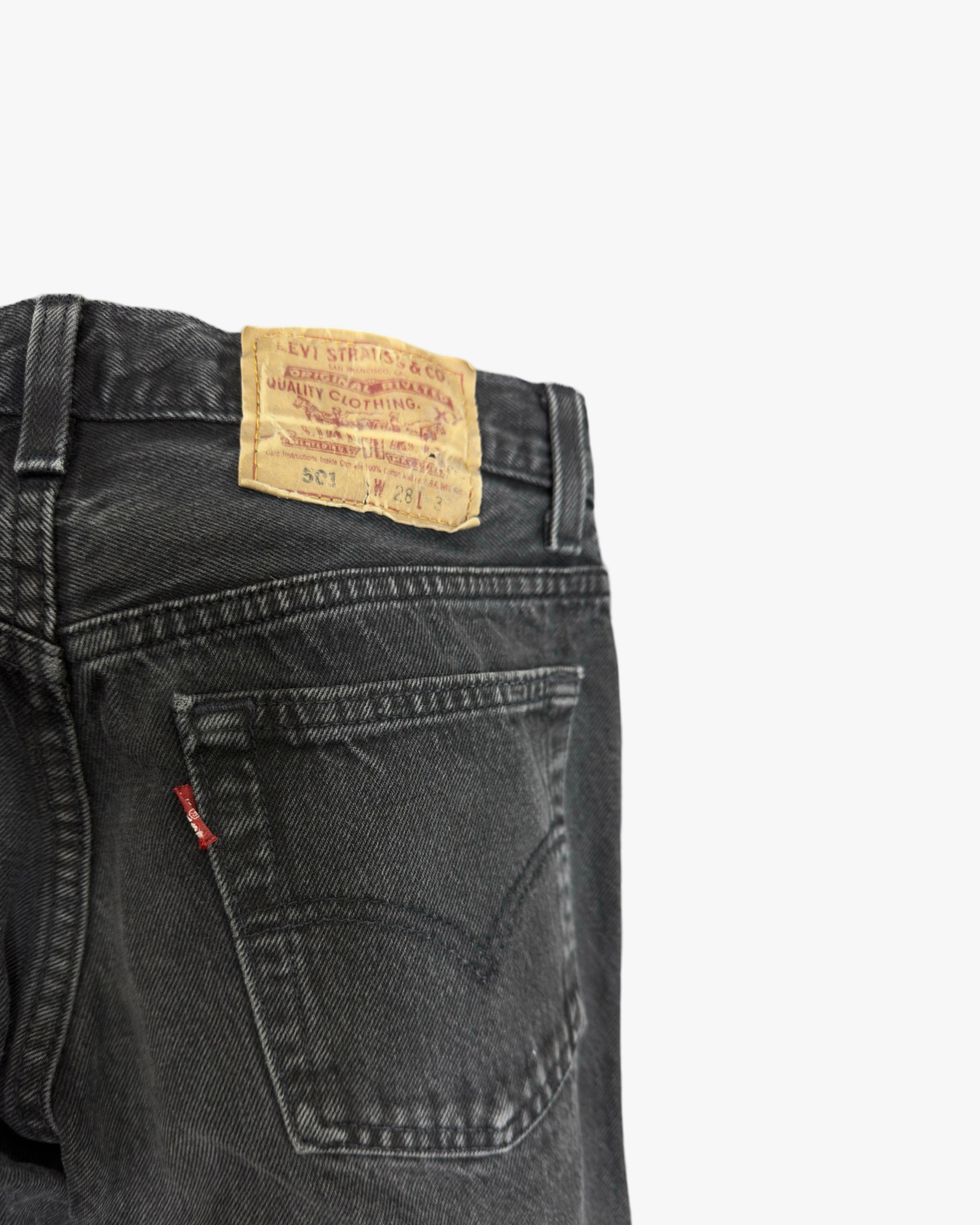 levi's 501 w28l29 cropped