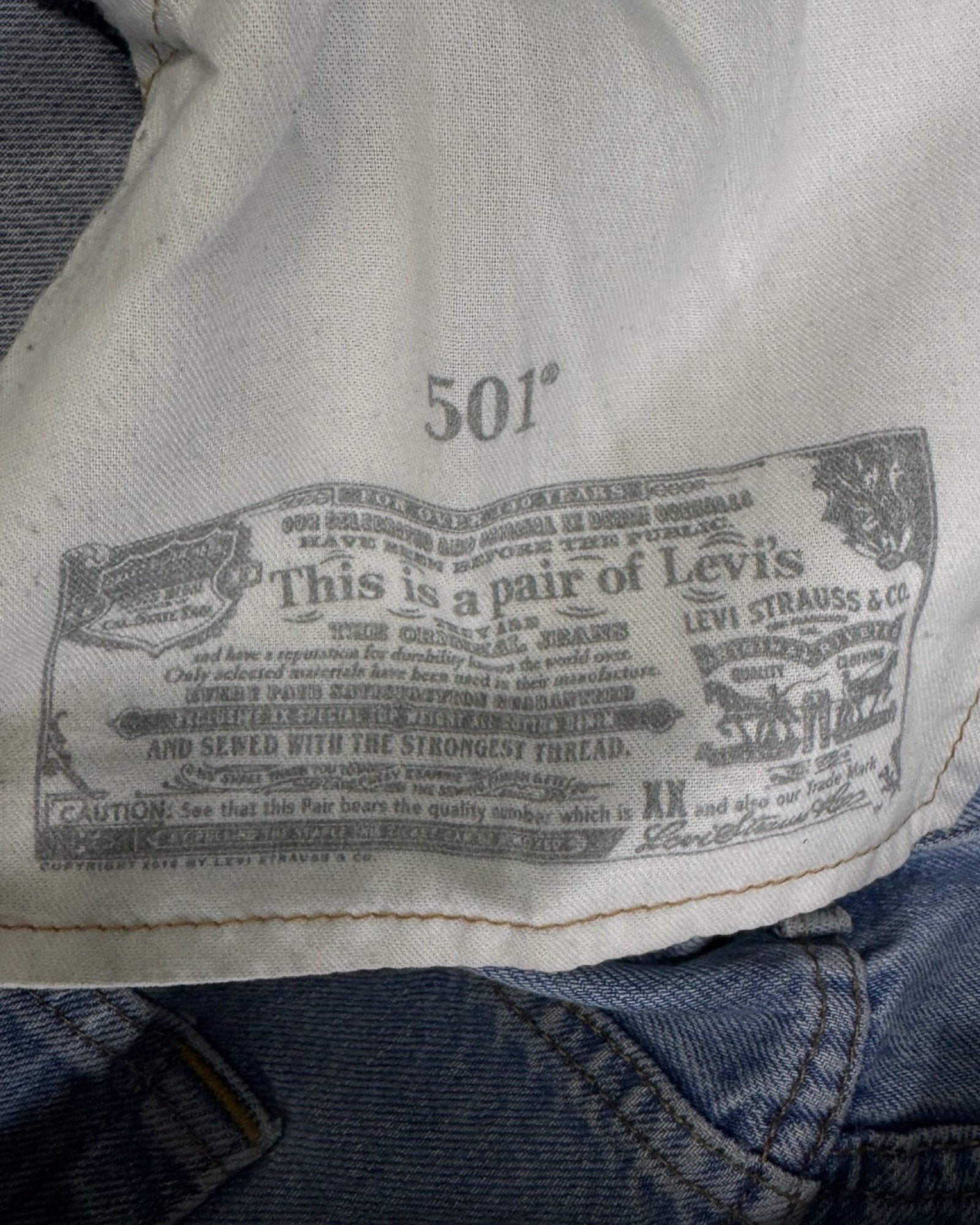LEVI'S 501 w44l34