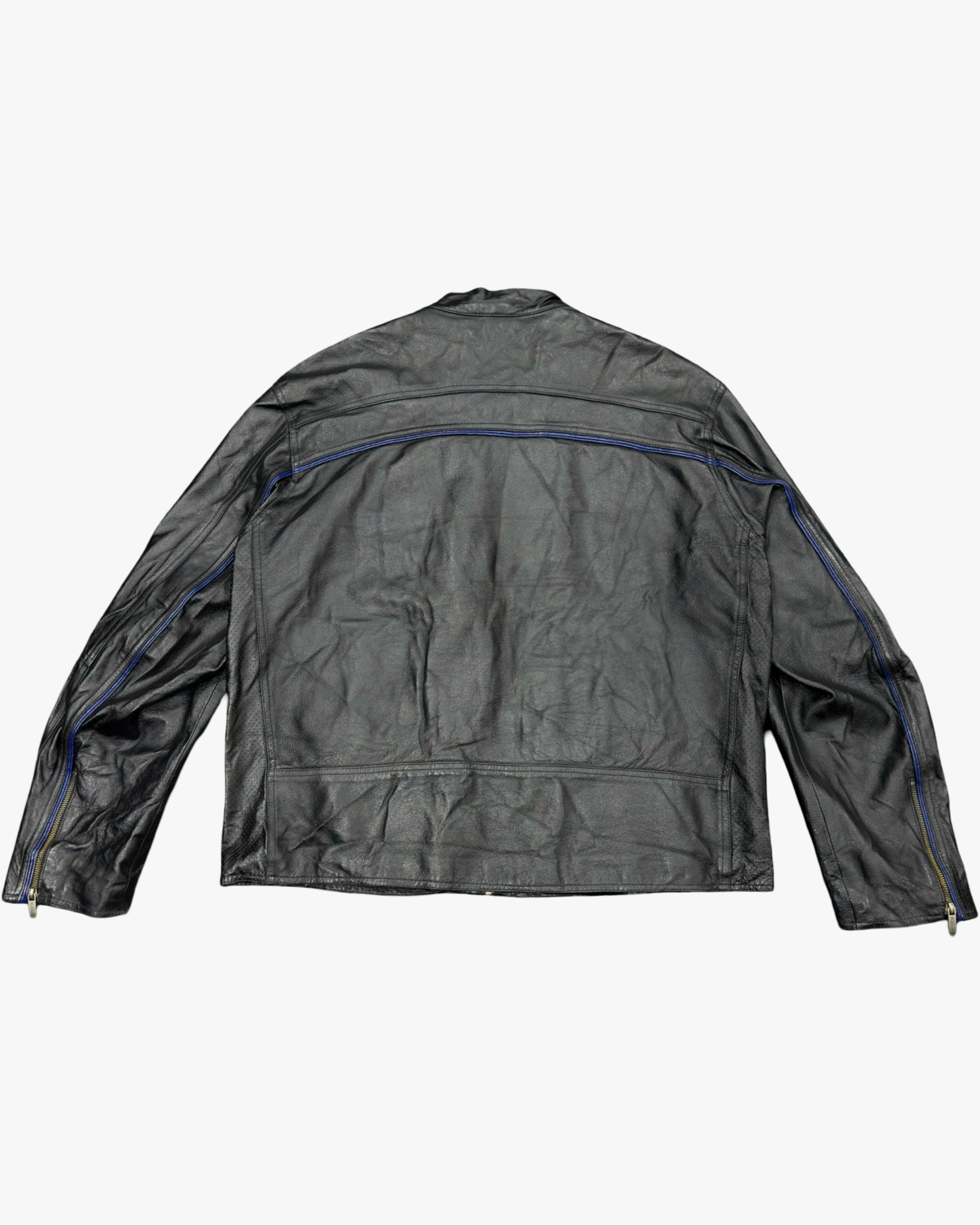 genuine leather biker's wilson leathers xl