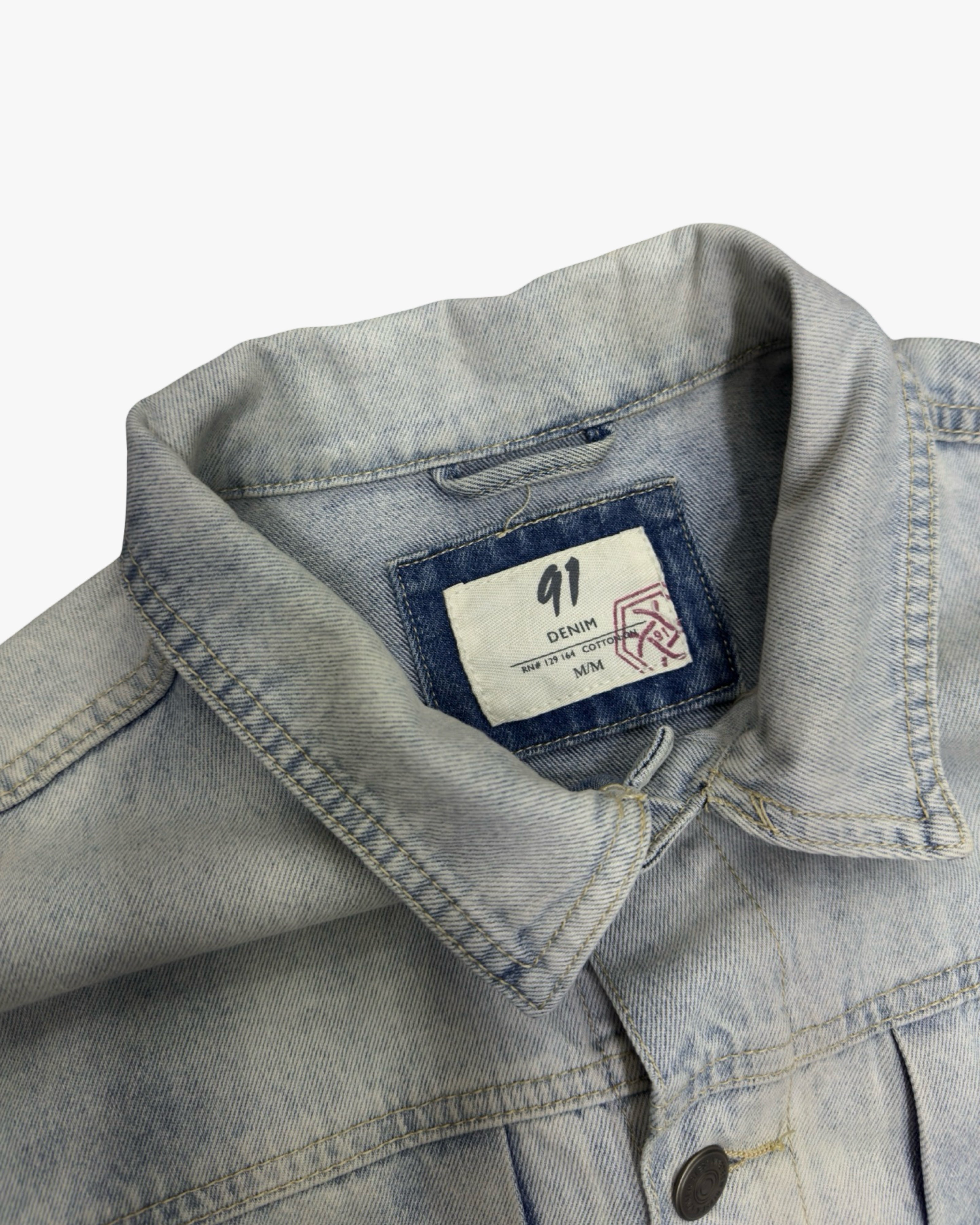 91 denim trucker medium