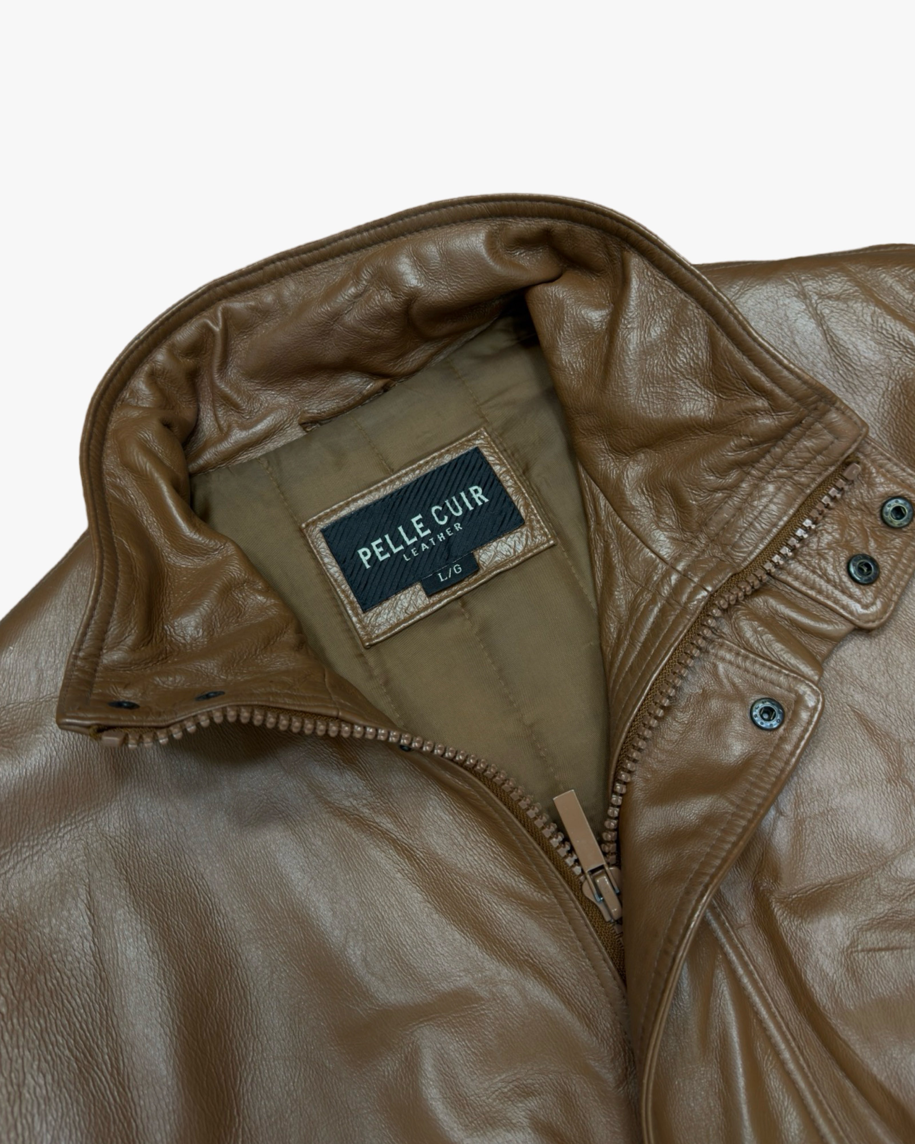genuine leather bomber xxl