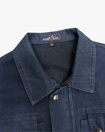 &denim stretch large zipper