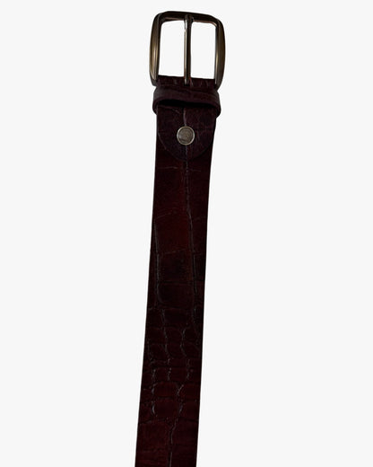 passo brown lizard print 36mm