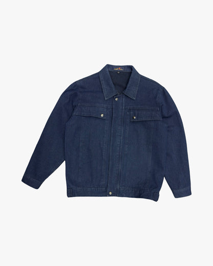 &denim stretch large zipper